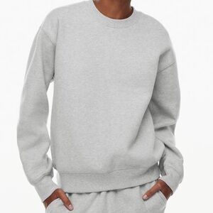 Gray grey Charlotte Russe crew neck